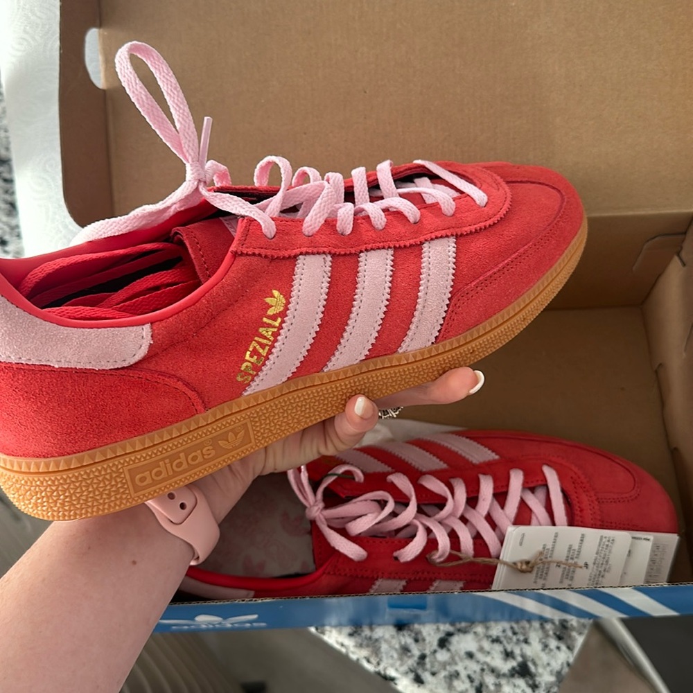 Adidas rare pink & red